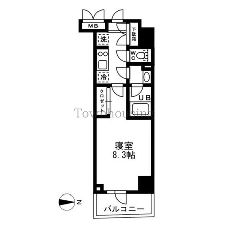 レジディア亀戸の物件間取画像